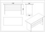 Hanah Home Vo17-Ba Conjunto de Muebles de Oficina